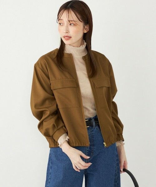 SHIPS / シップス カットソー（半袖以外） | SHIPS Colors:〈手洗い可能〉フロッキー メッシュ タートルネック インナートップス | 詳細20