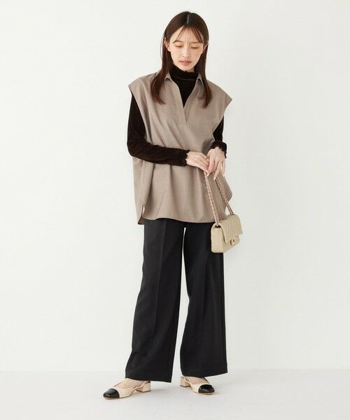 SHIPS / シップス カットソー（半袖以外） | SHIPS Colors:〈手洗い可能〉フロッキー メッシュ タートルネック インナートップス | 詳細26