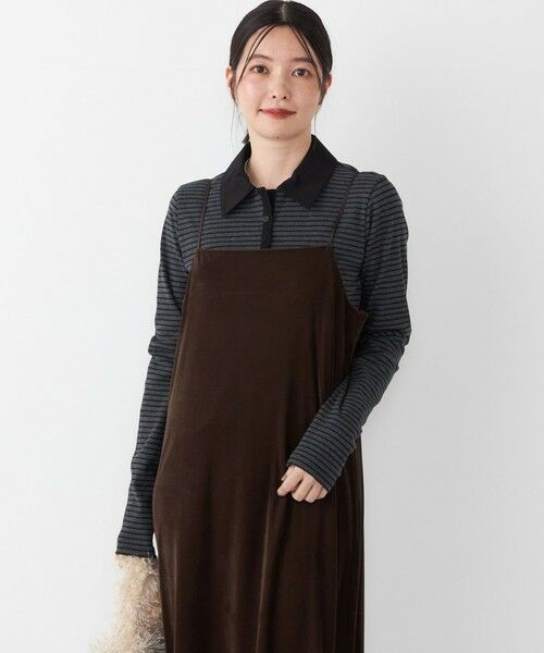 SHIPS / シップス カーディガン・ボレロ | SHIPS Colors:〈手洗い可能〉ボーダー リブ ポロ カーディガン | 詳細12