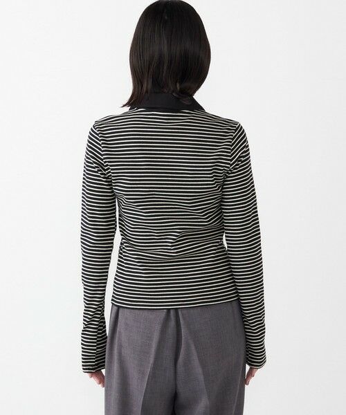 SHIPS / シップス カーディガン・ボレロ | SHIPS Colors:〈手洗い可能〉ボーダー リブ ポロ カーディガン | 詳細23