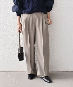 SHIPS / シップス その他パンツ | SHIPS Colors:〈手洗い可能〉TR ベルテッド タック パンツ