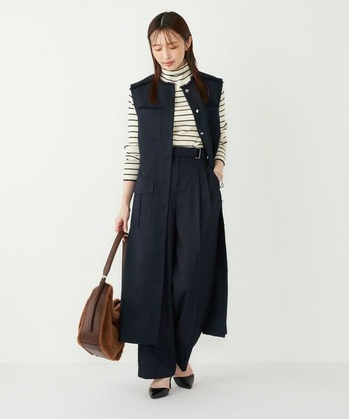 SHIPS / シップス その他パンツ | SHIPS Colors:〈手洗い可能〉TR ベルテッド タック パンツ | 詳細23