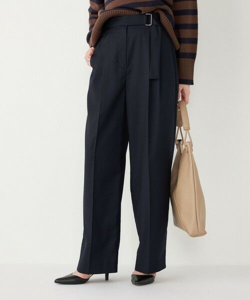 SHIPS / シップス その他パンツ | SHIPS Colors:〈手洗い可能〉TR ベルテッド タック パンツ | 詳細26