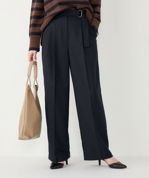 SHIPS / シップス その他パンツ | SHIPS Colors:〈手洗い可能〉TR ベルテッド タック パンツ | 詳細27