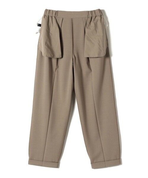 SHIPS / シップス ショート・ハーフ・半端丈パンツ | SHIPS Colors:〈手洗い可能〉TR/PU センタープレスイージー テーパード パンツ | 詳細3