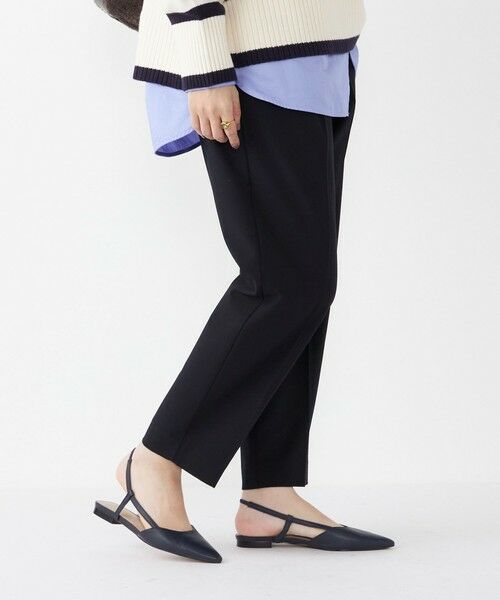 SHIPS / シップス ショート・ハーフ・半端丈パンツ | SHIPS Colors:〈手洗い可能〉TR/PU センタープレスイージー テーパード パンツ | 詳細17