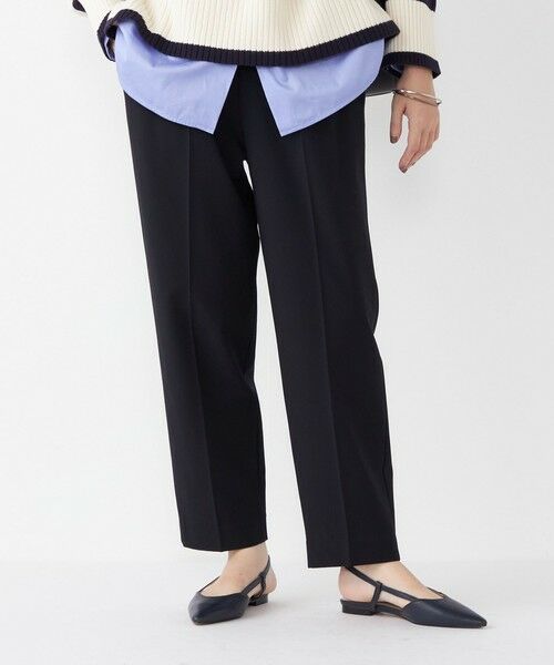 SHIPS / シップス ショート・ハーフ・半端丈パンツ | SHIPS Colors:〈手洗い可能〉TR/PU センタープレスイージー テーパード パンツ | 詳細18