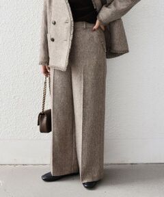 SHIPS / シップス その他パンツ | SHIPS Colors:フリンジ ヘリンボーン ワイド パンツ