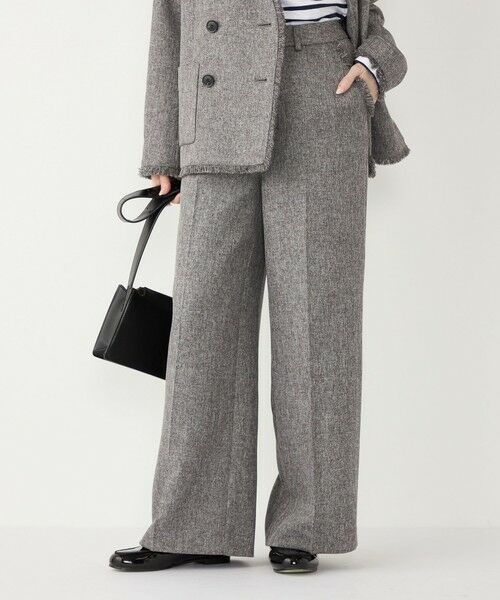 SHIPS / シップス その他パンツ | SHIPS Colors:フリンジ ヘリンボーン ワイド パンツ | 詳細16