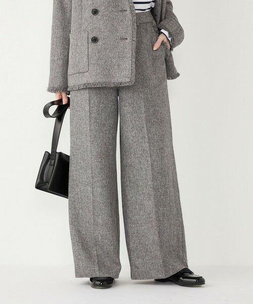 SHIPS / シップス その他パンツ | SHIPS Colors:フリンジ ヘリンボーン ワイド パンツ | 詳細18