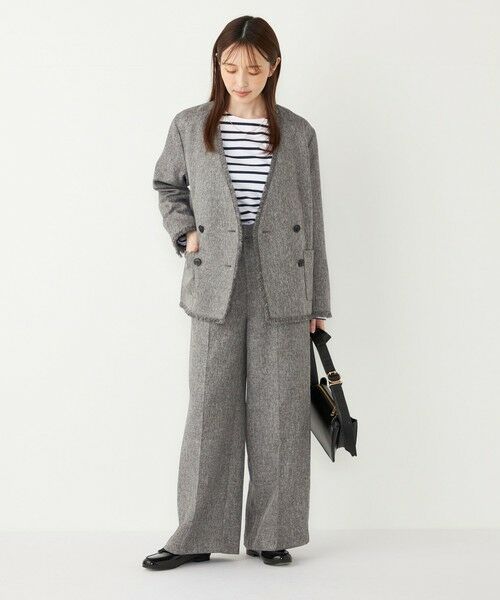 SHIPS / シップス その他パンツ | SHIPS Colors:フリンジ ヘリンボーン ワイド パンツ | 詳細21