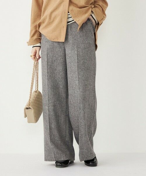 SHIPS / シップス その他パンツ | SHIPS Colors:フリンジ ヘリンボーン ワイド パンツ | 詳細22