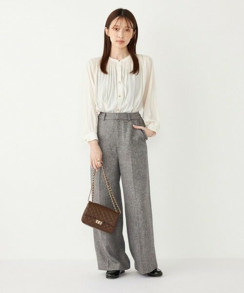 SHIPS / シップス その他パンツ | SHIPS Colors:フリンジ ヘリンボーン ワイド パンツ | 詳細27