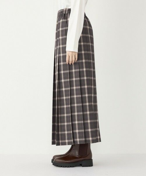 SHIPS / シップス ロング・マキシ丈スカート | SHIPS Colors:チェック ワイド プリーツ スカート | 詳細4
