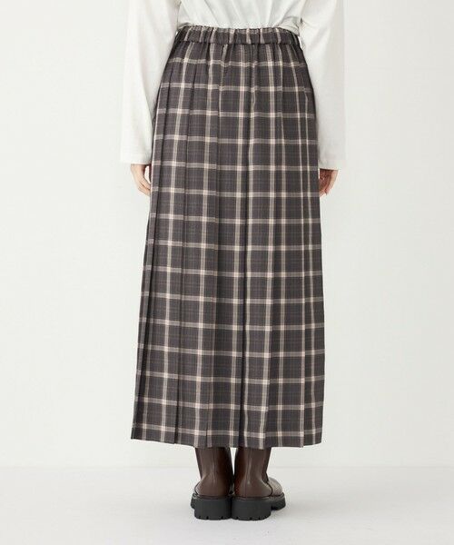 SHIPS / シップス ロング・マキシ丈スカート | SHIPS Colors:チェック ワイド プリーツ スカート | 詳細5
