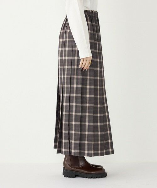 SHIPS / シップス ロング・マキシ丈スカート | SHIPS Colors:チェック ワイド プリーツ スカート | 詳細6