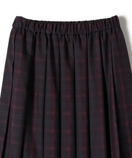 SHIPS / シップス ロング・マキシ丈スカート | SHIPS Colors:チェック ワイド プリーツ スカート | 詳細20