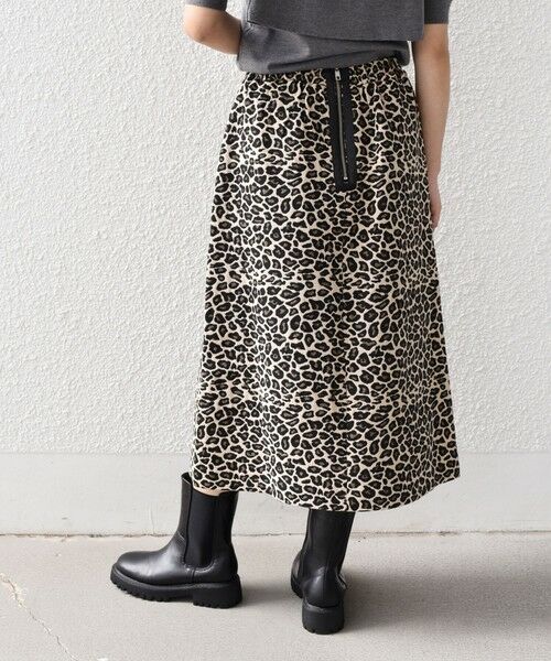 SHIPS / シップス ロング・マキシ丈スカート | SHIPS Colors:〈手洗い可能〉レオパード ジャカード スカート | 詳細16