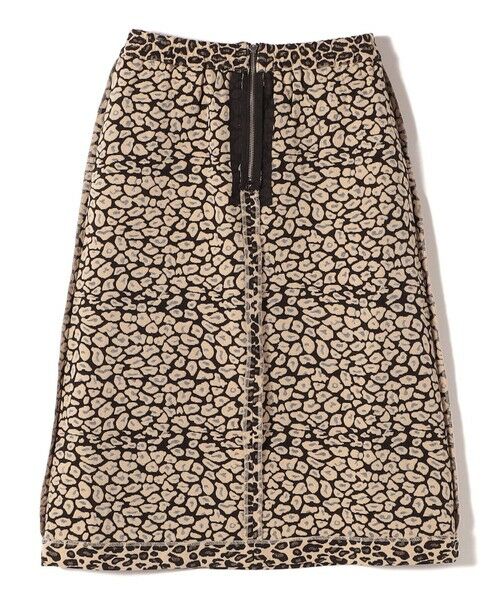 SHIPS / シップス ロング・マキシ丈スカート | SHIPS Colors:〈手洗い可能〉レオパード ジャカード スカート | 詳細4