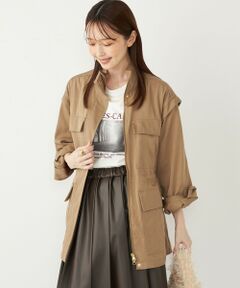 SHIPS / シップス ブルゾン | SHIPS Colors:〈手洗い可能〉パッチポケット ミリタリー ブルゾン