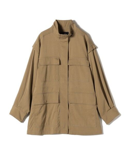 SHIPS / シップス ブルゾン | SHIPS Colors:〈手洗い可能〉パッチポケット ミリタリー ブルゾン | 詳細1