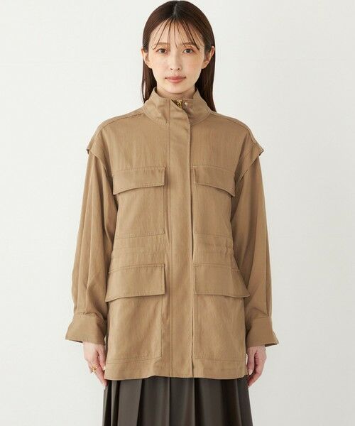 SHIPS / シップス ブルゾン | SHIPS Colors:〈手洗い可能〉パッチポケット ミリタリー ブルゾン | 詳細13