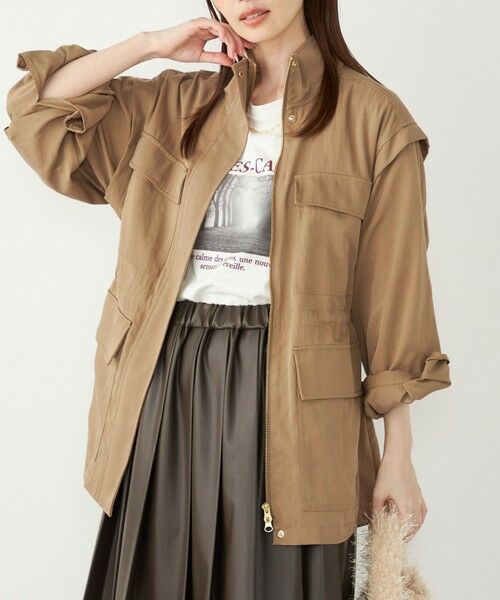 SHIPS / シップス ブルゾン | SHIPS Colors:〈手洗い可能〉パッチポケット ミリタリー ブルゾン | 詳細17