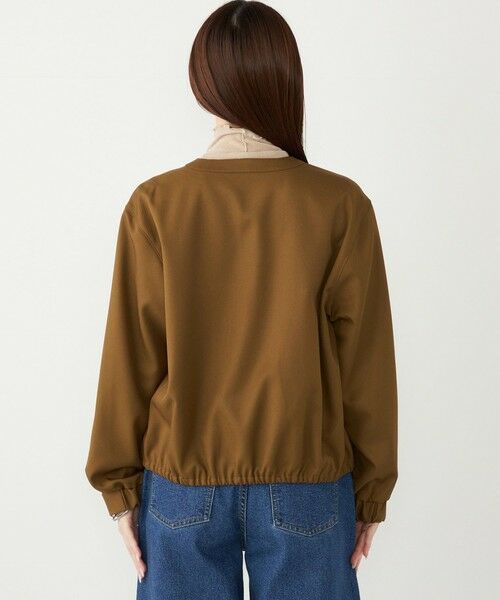 SHIPS / シップス ブルゾン | SHIPS Colors:〈手洗い可能〉ツイル ノーカラー ジップブルゾン | 詳細5