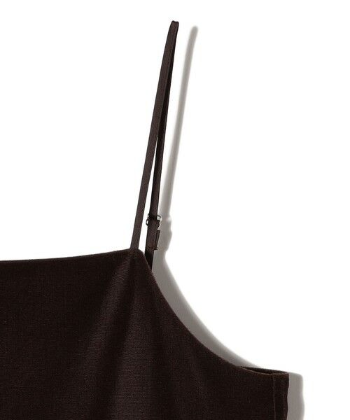 SHIPS / シップス ロング・マキシ丈ワンピース | SHIPS Colors:〈手洗い可能〉ポリエステルベロア キャミ ワンピース | 詳細13