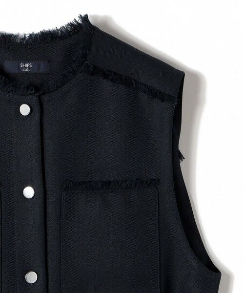 SHIPS / シップス ロング・マキシ丈ワンピース | SHIPS Colors:ツイード フリンジ ワンピース | 詳細8