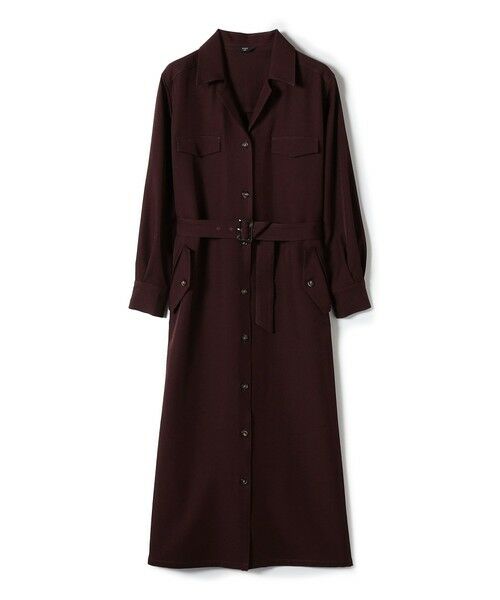 SHIPS / シップス ロング・マキシ丈ワンピース | SHIPS Colors:〈手洗い可能〉開襟 ベルテッド シャツ ワンピース◇ | 詳細7
