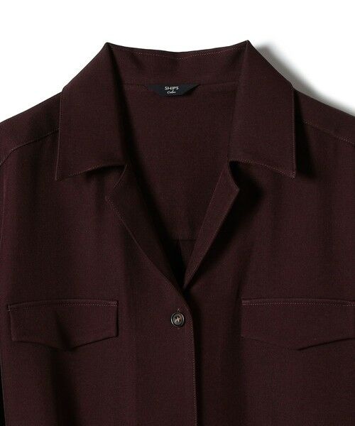 SHIPS / シップス ロング・マキシ丈ワンピース | SHIPS Colors:〈手洗い可能〉開襟 ベルテッド シャツ ワンピース◇ | 詳細13