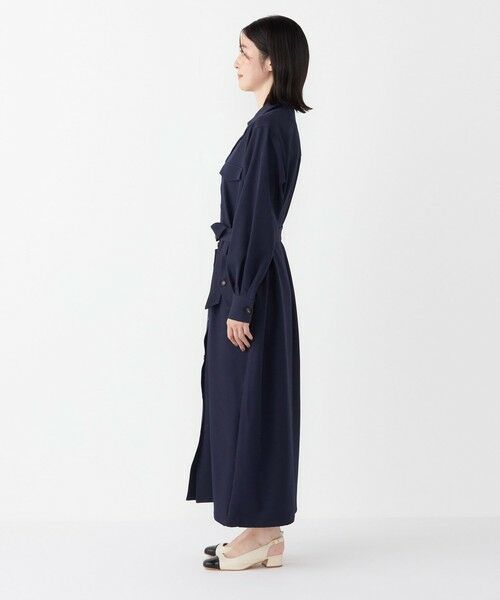 SHIPS / シップス ロング・マキシ丈ワンピース | SHIPS Colors:〈手洗い可能〉開襟 ベルテッド シャツ ワンピース◇ | 詳細25