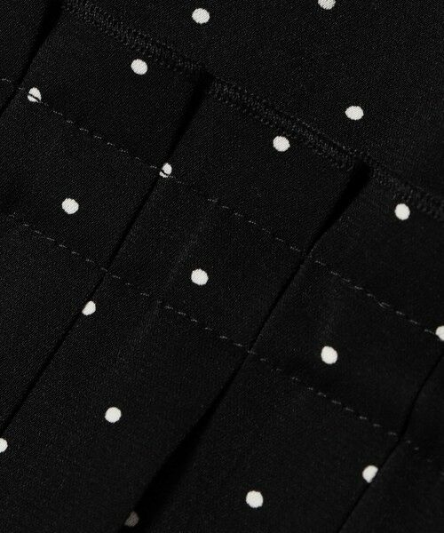 SHIPS / シップス ロング・マキシ丈ワンピース | SHIPS Colors:〈手洗い可能〉ドット プリント プリーツ シャツ ワンピース | 詳細2