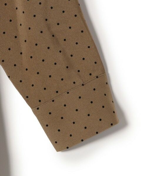 SHIPS / シップス ロング・マキシ丈ワンピース | SHIPS Colors:〈手洗い可能〉ドット プリント プリーツ シャツ ワンピース | 詳細13