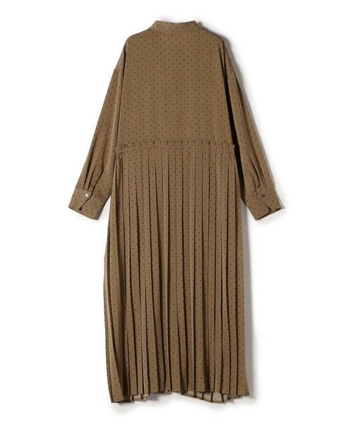 SHIPS / シップス ロング・マキシ丈ワンピース | SHIPS Colors:〈手洗い可能〉ドット プリント プリーツ シャツ ワンピース | 詳細6