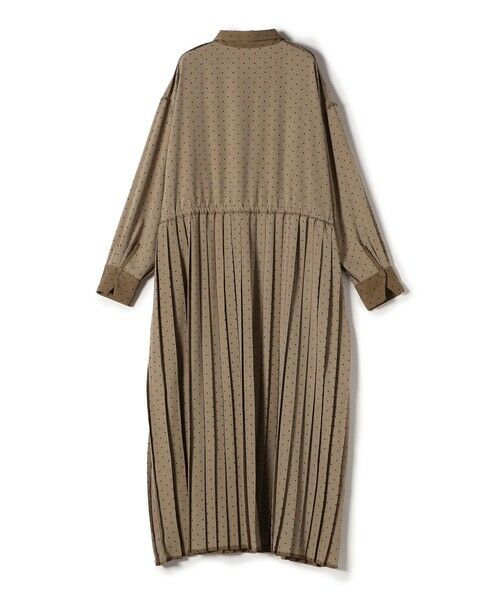 SHIPS / シップス ロング・マキシ丈ワンピース | SHIPS Colors:〈手洗い可能〉ドット プリント プリーツ シャツ ワンピース | 詳細9