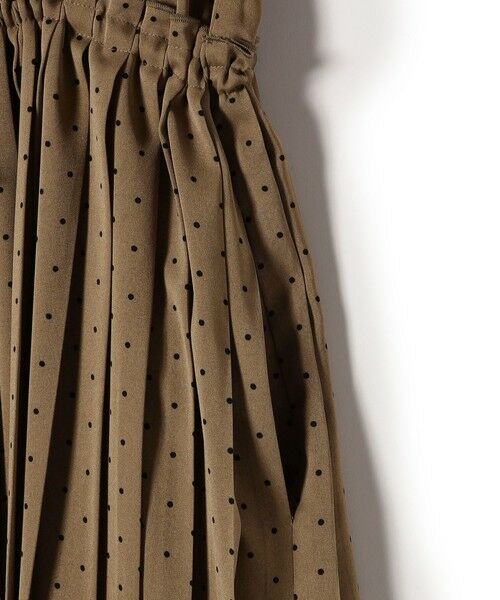 SHIPS / シップス ロング・マキシ丈ワンピース | SHIPS Colors:〈手洗い可能〉ドット プリント プリーツ シャツ ワンピース | 詳細11