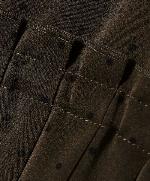 SHIPS / シップス ロング・マキシ丈ワンピース | SHIPS Colors:〈手洗い可能〉ドット プリント プリーツ シャツ ワンピース | 詳細22