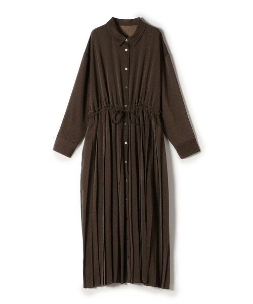 SHIPS / シップス ロング・マキシ丈ワンピース | SHIPS Colors:〈手洗い可能〉ドット プリント プリーツ シャツ ワンピース | 詳細21