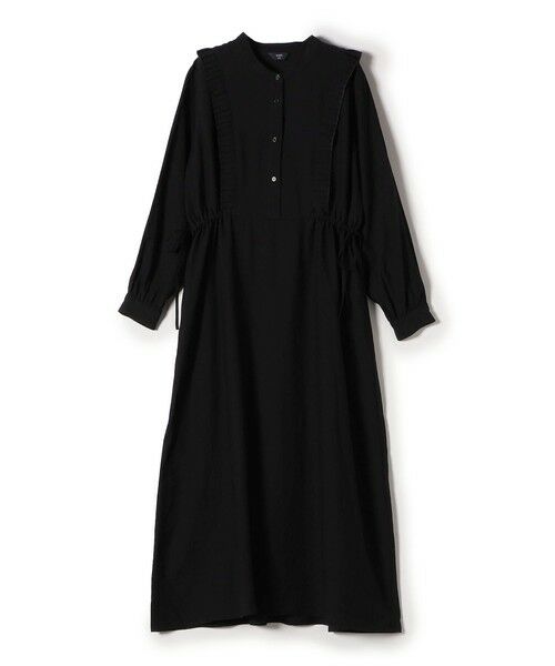 SHIPS / シップス ロング・マキシ丈ワンピース | SHIPS Colors:〈手洗い可能〉プリーツ デザイン ロングスリーブ ワンピース◇ | 詳細1