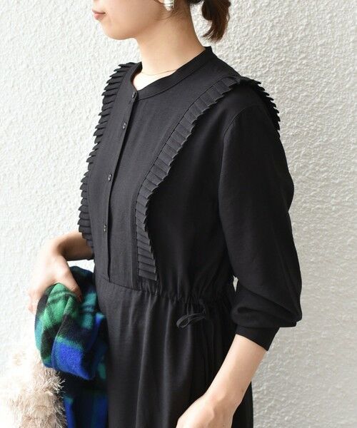 SHIPS / シップス ロング・マキシ丈ワンピース | SHIPS Colors:〈手洗い可能〉プリーツ デザイン ロングスリーブ ワンピース◇ | 詳細5