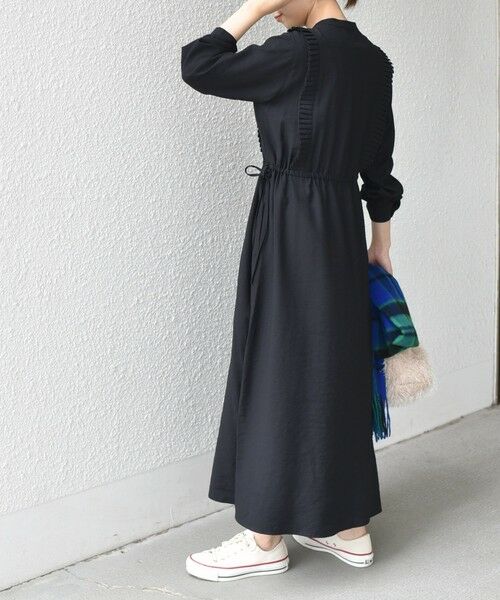 SHIPS / シップス ロング・マキシ丈ワンピース | SHIPS Colors:〈手洗い可能〉プリーツ デザイン ロングスリーブ ワンピース◇ | 詳細7