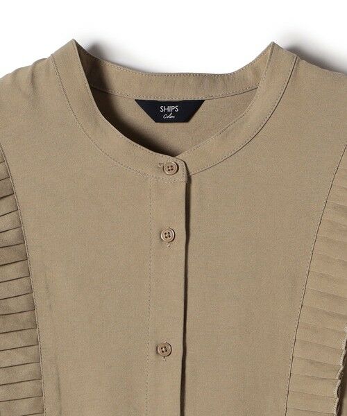 SHIPS / シップス ロング・マキシ丈ワンピース | SHIPS Colors:〈手洗い可能〉プリーツ デザイン ロングスリーブ ワンピース◇ | 詳細14
