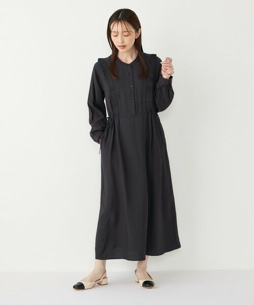 SHIPS / シップス ロング・マキシ丈ワンピース | SHIPS Colors:〈手洗い可能〉プリーツ デザイン ロングスリーブ ワンピース◇ | 詳細25