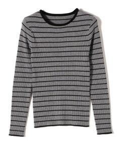 SHIPS / シップス ニット・セーター | SHIPS Colors:〈手洗い可〉ボーダー リブ クルーネック ニット◇