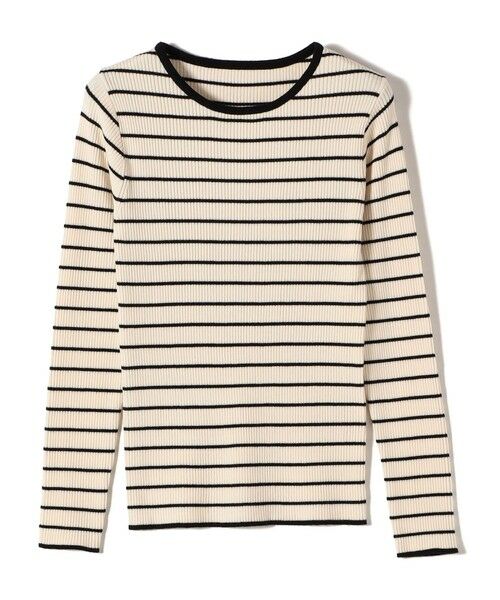 SHIPS / シップス ニット・セーター | SHIPS Colors:〈手洗い可〉ボーダー リブ クルーネック ニット◇ | 詳細1