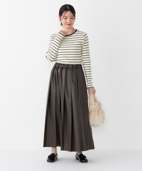 SHIPS / シップス ニット・セーター | SHIPS Colors:〈手洗い可〉ボーダー リブ クルーネック ニット◇ | 詳細11