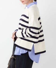 SHIPS / シップス ニット・セーター | 《一部追加予約》SHIPS Colors:〈手洗い可能〉フラッフィー クルーネック ニット◆