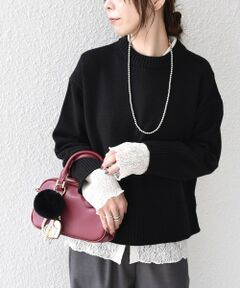 SHIPS / シップス ニット・セーター | 《新色予約》SHIPS Colors:〈手洗い可能〉フラッフィー クルーネック ニット◆